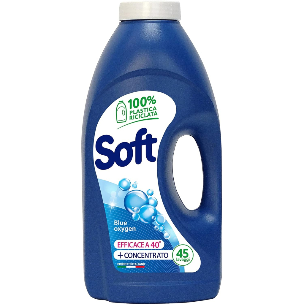Гель для прання Soft Blue Oxygen З активним киснем 2.25 л (8003640020058) - фото 1 Гель для прання Soft Blue Oxygen З активним киснем 2.25 л (8003640020058) - фото 1