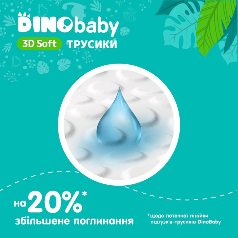 Підгузки Dino Baby 3D Soft 6 розмір (16-24 кг) 28 шт (4820204701734) - фото 4