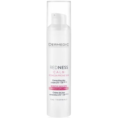 Крем для обличчя Dermedic Redness Calm Correcting Day Cream UV+IR SPF 20 Коригувальний Денний 40 мл (5901643176549) - фото 1