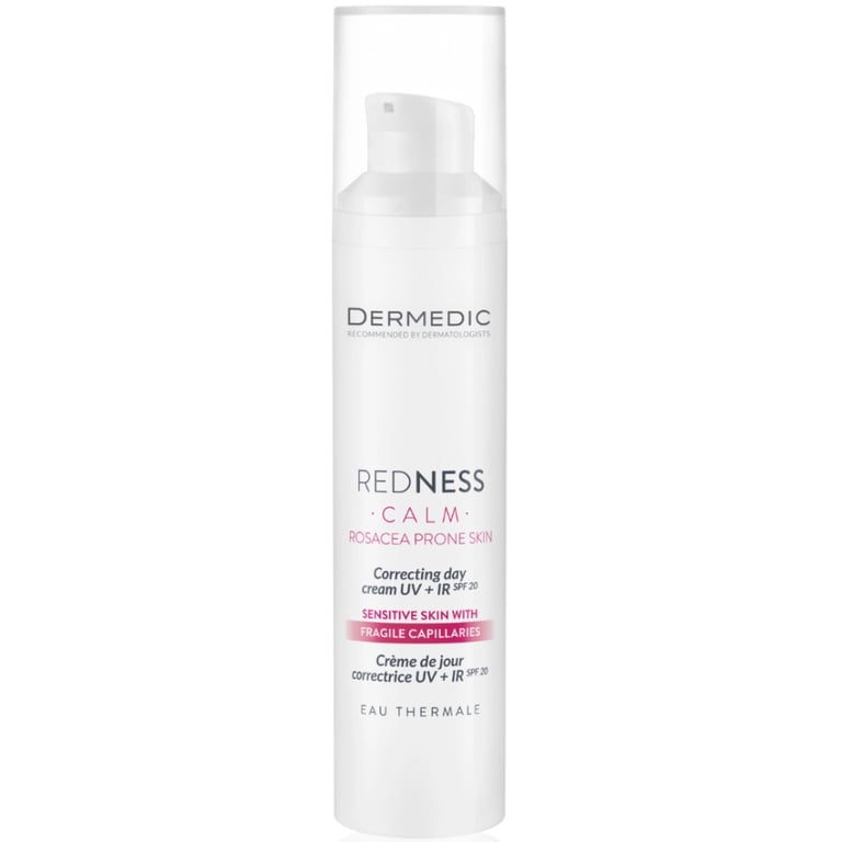Крем для обличчя Dermedic Redness Calm Correcting Day Cream UV+IR SPF 20 Коригувальний Денний 40 мл (5901643176549) - фото 1