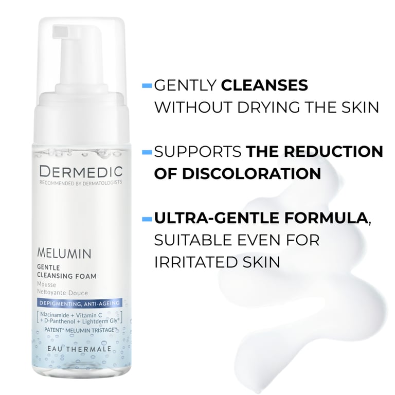 Пінка для вмивання Dermedic Melumin Gentle Cleansing Foam Для чутливої шкіри 170 мл (5901643177492) - фото 3