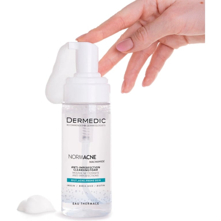 Пінка для вмивання Dermedic Normacne Anti-Imperfection Cleansing Foam Для проблемної шкіри 170 мл (5901643177515) - фото 2