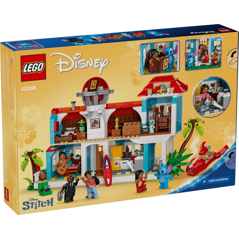 Конструктор LEGO Disney Classic Пляжний будинок Ліло і Стіч (43268) - фото 6