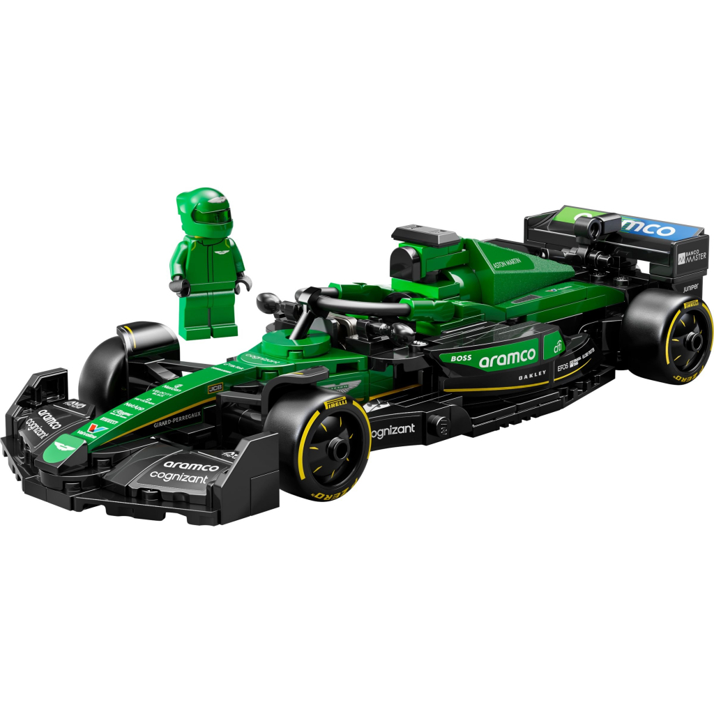 Конструктор LEGO Speed Champions Автомобіль для перегонів Aston Martin Aramco F1® AMR24 (77245) - фото 2 Конструктор LEGO Speed Champions Автомобіль для перегонів Aston Martin Aramco F1® AMR24 (77245) - фото 2