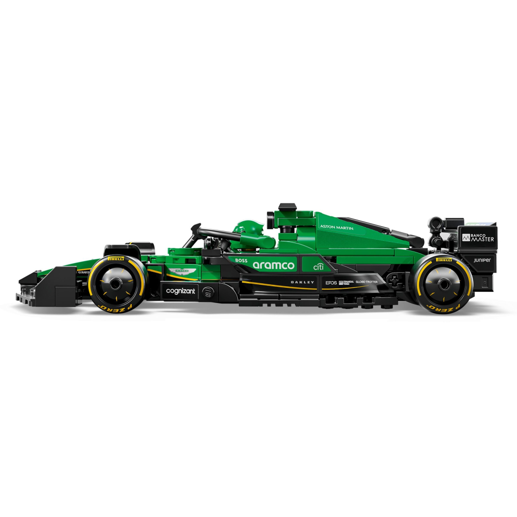 Конструктор LEGO Speed Champions Автомобіль для перегонів Aston Martin Aramco F1® AMR24 (77245) - фото 3 Конструктор LEGO Speed Champions Автомобіль для перегонів Aston Martin Aramco F1® AMR24 (77245) - фото 3
