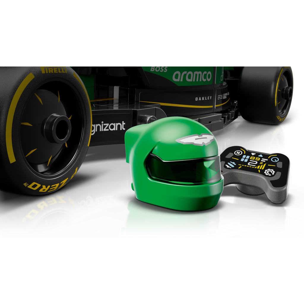 Конструктор LEGO Speed Champions Автомобіль для перегонів Aston Martin Aramco F1® AMR24 (77245) - фото 6 Конструктор LEGO Speed Champions Автомобіль для перегонів Aston Martin Aramco F1® AMR24 (77245) - фото 6