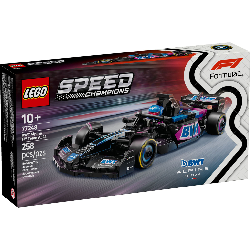 Конструктор LEGO Speed Champions Автомобіль для перегонів BWT Alpine F1® Team A524 (77248) - фото 1 Конструктор LEGO Speed Champions Автомобіль для перегонів BWT Alpine F1® Team A524 (77248) - фото 1