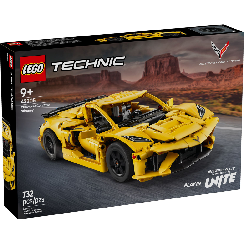 Конструктор LEGO Technic Chevrolet Corvette Stingray (42205) - фото 1 Конструктор LEGO Technic Chevrolet Corvette Stingray (42205) - фото 1