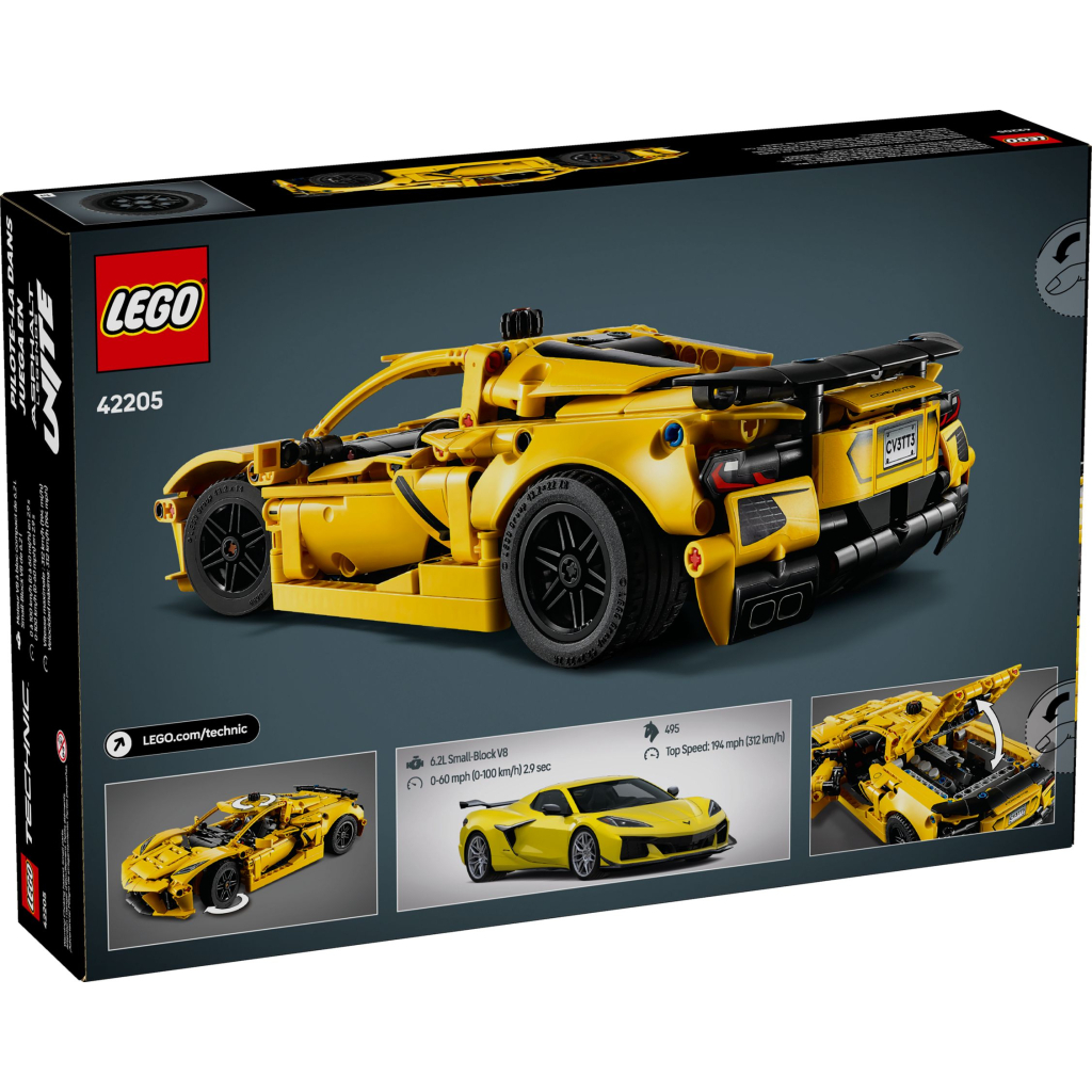 Конструктор LEGO Technic Chevrolet Corvette Stingray (42205) - фото 7 Конструктор LEGO Technic Chevrolet Corvette Stingray (42205) - фото 7