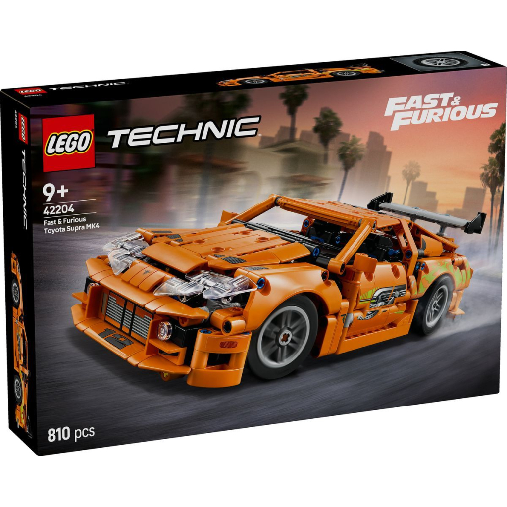 Конструктор LEGO Technic Fast and Furious Toyota Supra MK4 (42204) - фото 1 Конструктор LEGO Technic Fast and Furious Toyota Supra MK4 (42204) - фото 1