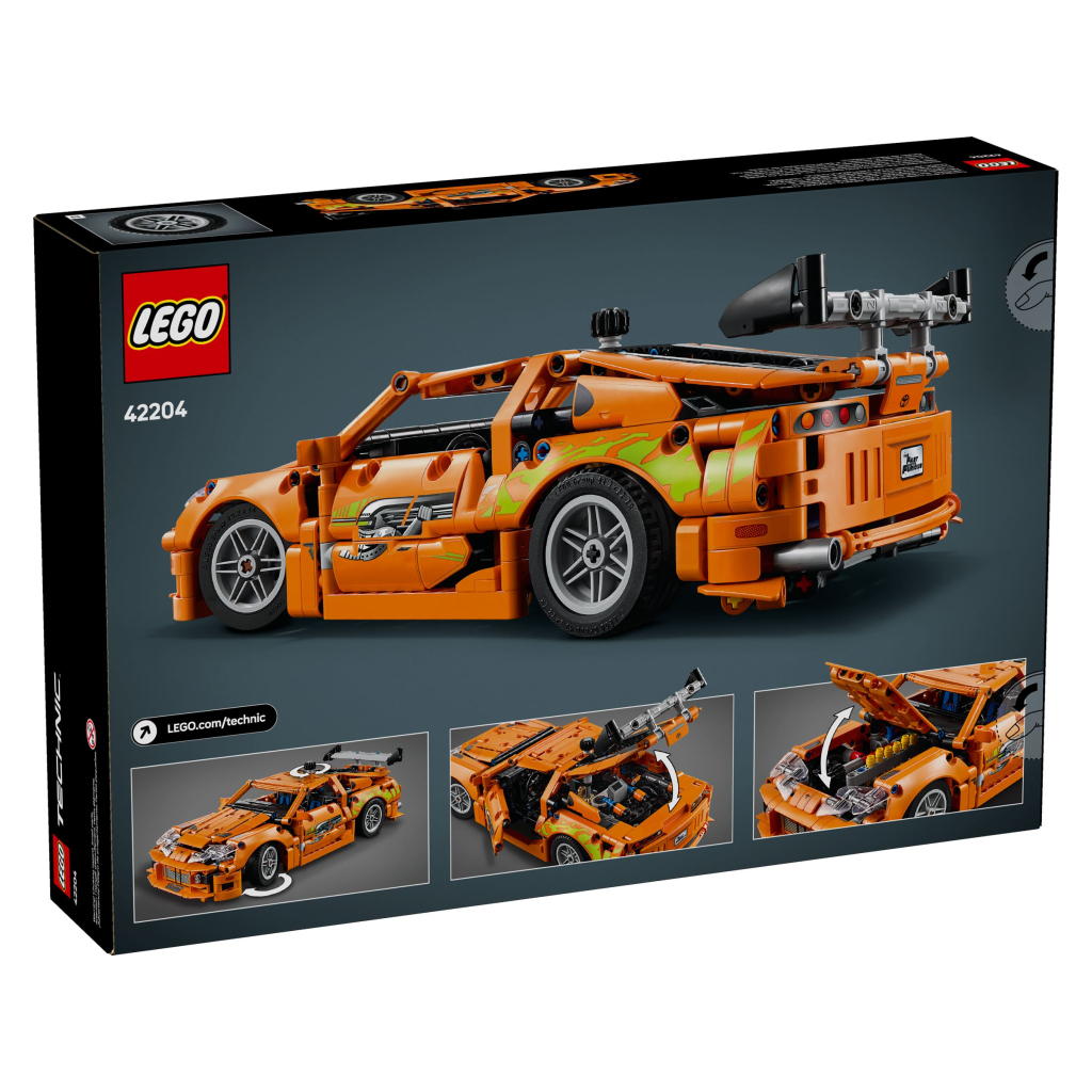 Конструктор LEGO Technic Fast and Furious Toyota Supra MK4 (42204) - фото 8 Конструктор LEGO Technic Fast and Furious Toyota Supra MK4 (42204) - фото 8