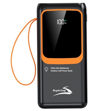 Батарея універсальна Aspiring Light 40 40000mAh PD/22.5W (PPLH.L04) - фото 1
