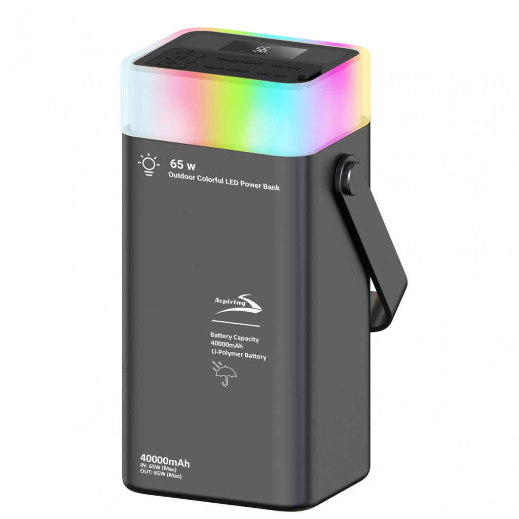 Батарея універсальна Aspiring Vigor 40 40000mAh PD/65W (PPVG.V04) - фото 1