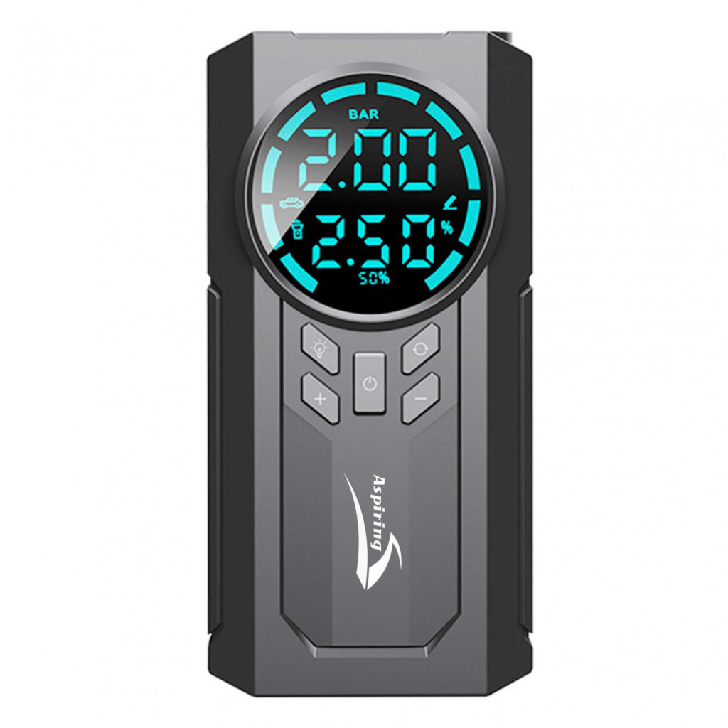 Пуско зарядний пристрій Aspiring Jump 2 8000mAh Power bank 3-in-1 with inflator, compressor (JM8000PI) - фото 3 Пуско зарядний пристрій Aspiring Jump 2 8000mAh Power bank 3-in-1 with inflator, compressor (JM8000PI) - фото 3