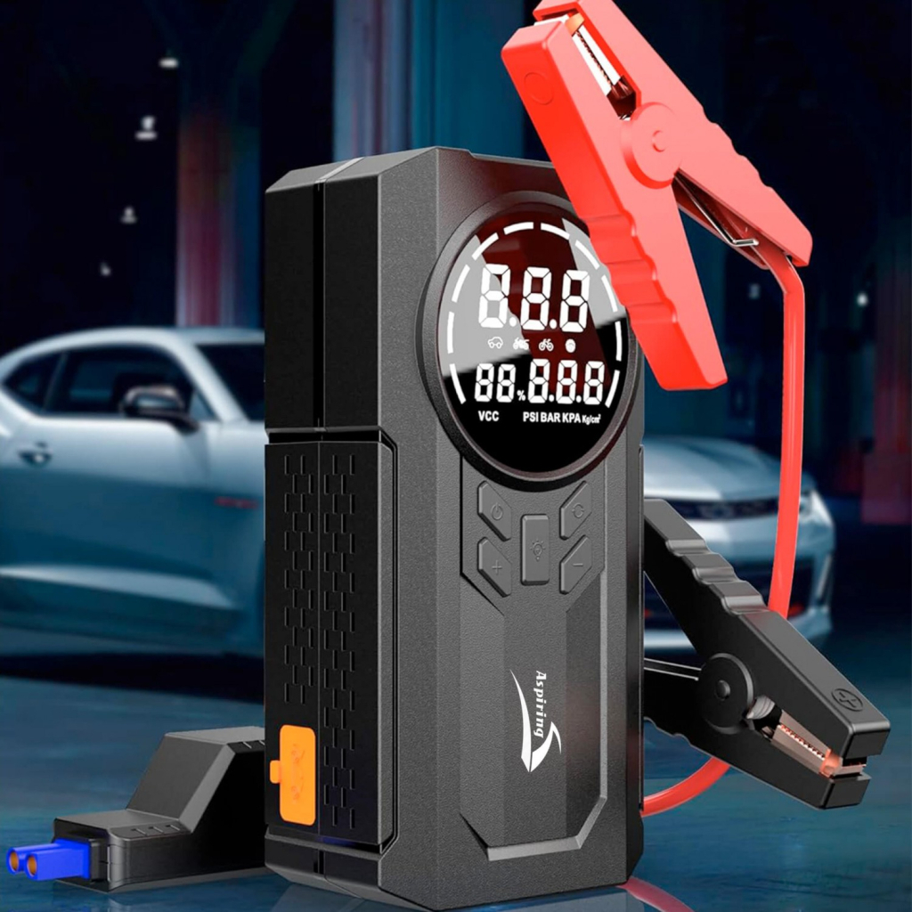 Пуско зарядний пристрій Aspiring Jump 2 8000mAh Power bank 3-in-1 with inflator, compressor (JM8000PI) - фото 4 Пуско зарядний пристрій Aspiring Jump 2 8000mAh Power bank 3-in-1 with inflator, compressor (JM8000PI) - фото 4