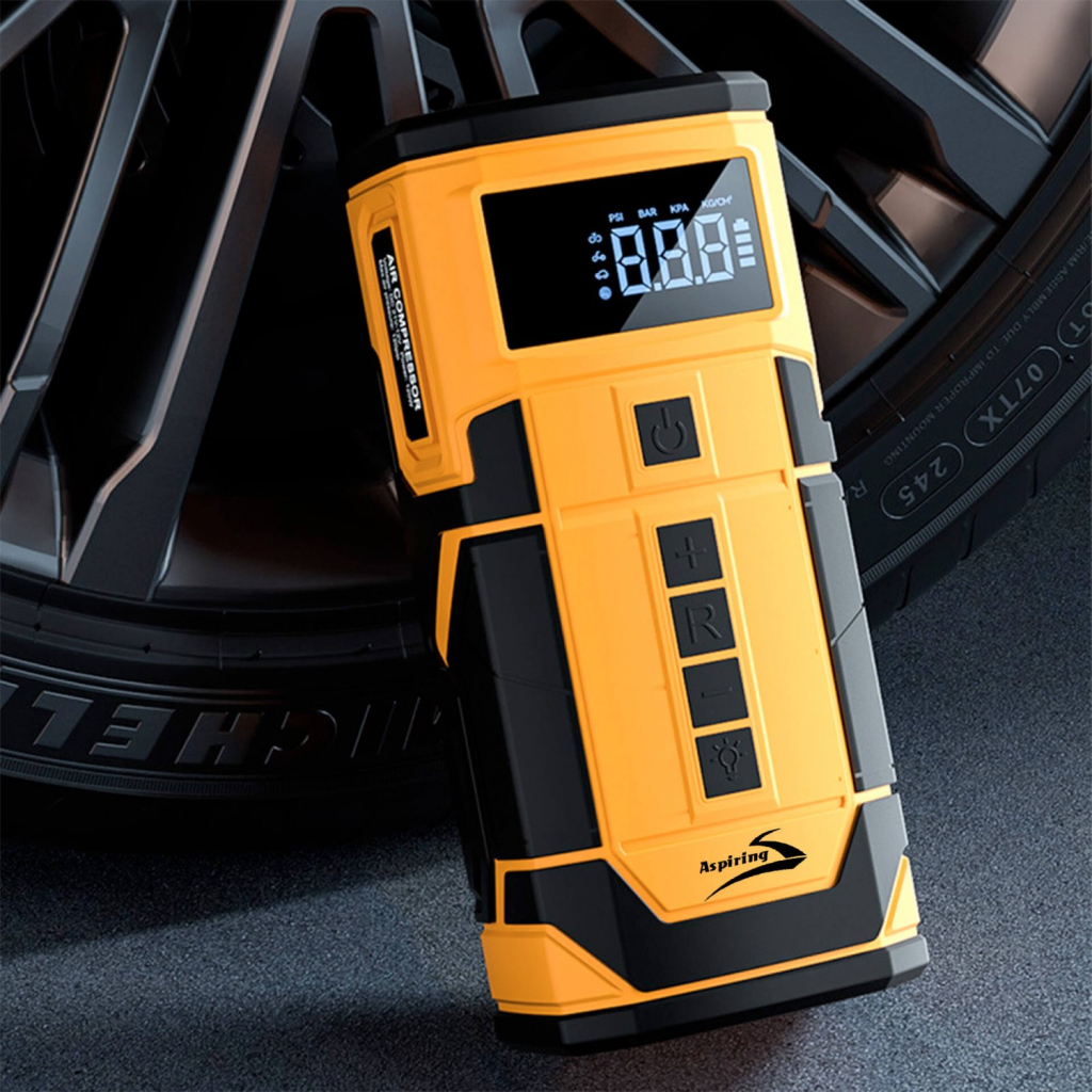 Пуско зарядний пристрій Aspiring Jump 3 8000mAh Power bank 3-in-1 with inflator, compressor, car charging (JM8000PIWC) - фото 9 Пуско зарядний пристрій Aspiring Jump 3 8000mAh Power bank 3-in-1 with inflator, compressor, car charging (JM8000PIWC) - фото 9
