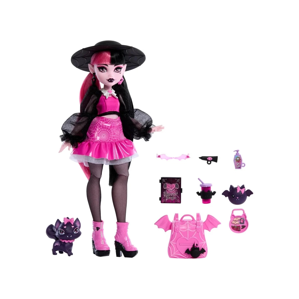 Лялька Monster High Дракулора Монстро-класика – нове покоління (HRP64) - фото 3 Лялька Monster High Дракулора Монстро-класика – нове покоління (HRP64) - фото 3