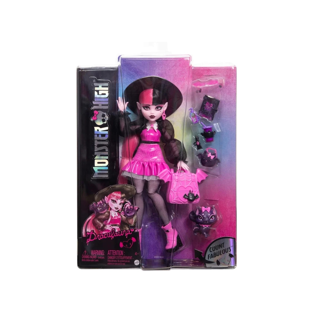 Лялька Monster High Дракулора Монстро-класика – нове покоління (HRP64) - фото 7 Лялька Monster High Дракулора Монстро-класика – нове покоління (HRP64) - фото 7