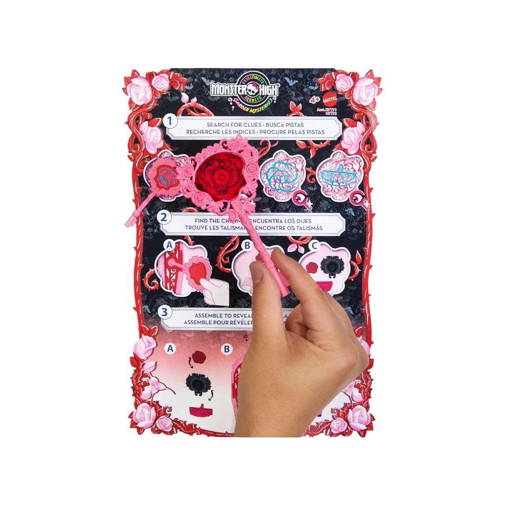 Лялька Monster High Набір-сюрприз Жахо-секрети Дракулори серії Цвіт та темрява (HYT72) - фото 5 Лялька Monster High Набір-сюрприз Жахо-секрети Дракулори серії Цвіт та темрява (HYT72) - фото 5