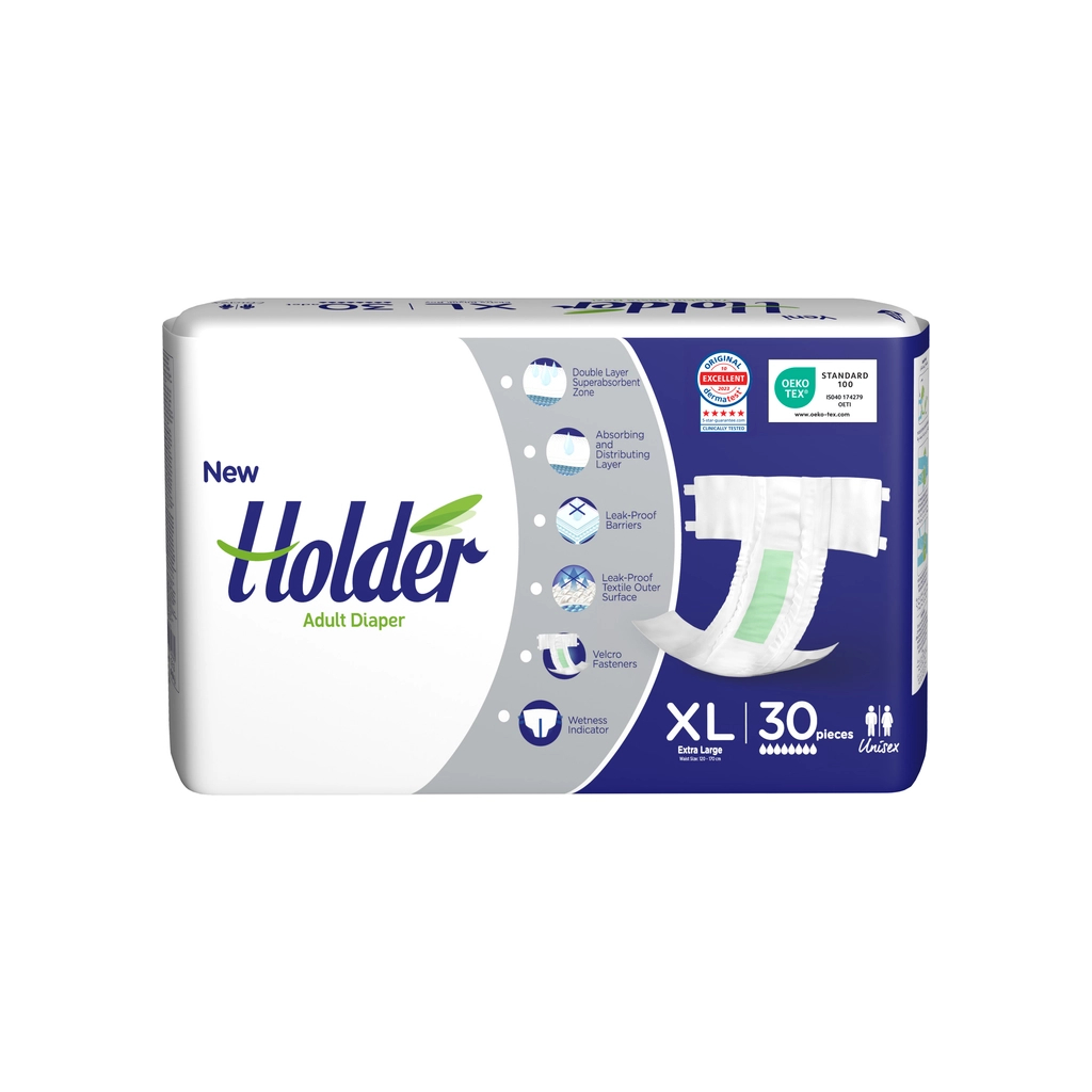 Підгузки для дорослих Holder Adult Diapers XL Extra Large 30 шт (8697405346660) - фото 1 Підгузки для дорослих Holder Adult Diapers XL Extra Large 30 шт (8697405346660) - фото 1