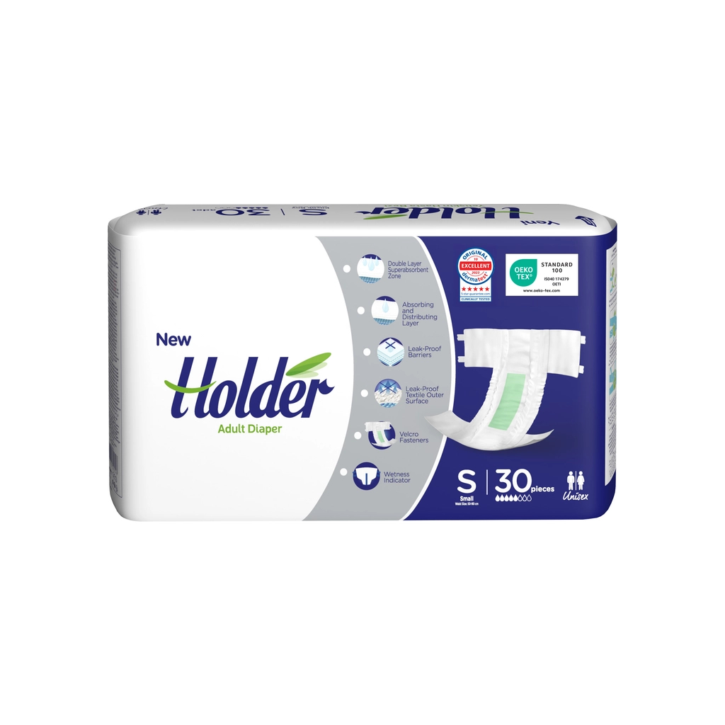 Підгузки для дорослих Holder Adult Diapers S Small 30 шт (8697405345328) Підгузки для дорослих Holder Adult Diapers S Small 30 шт (8697405345328)