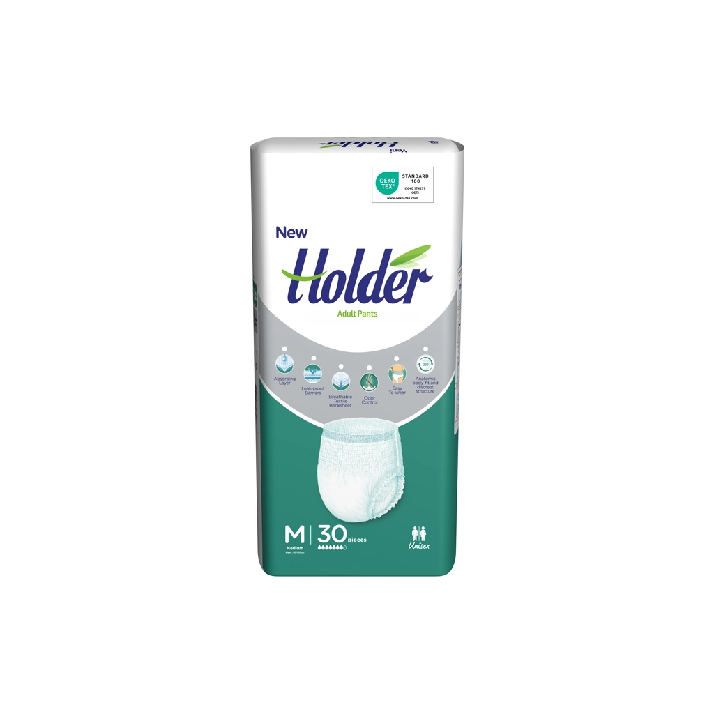 Підгузки для дорослих Holder Emici Kulot Eko труси M Medium 30 шт (8697405346547) Підгузки для дорослих Holder Emici Kulot Eko труси M Medium 30 шт (8697405346547)