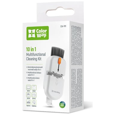 Універсальний чистячий набір ColorWay Cleaning Kit, Multifunctional, 10 in 1 (CW-1111) - фото 1