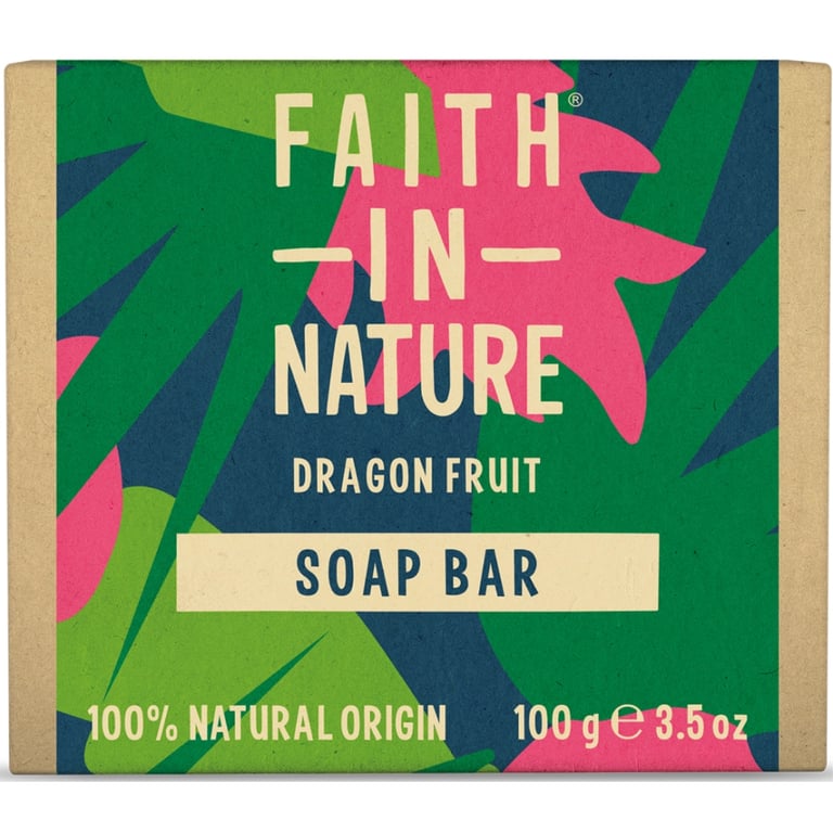 Тверде мило Faith in Nature Натуральне З фруктом дракона 100 г (708002305764) - фото 1
