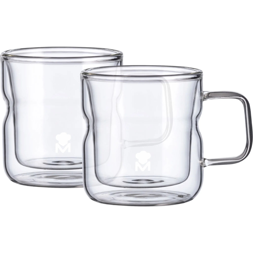 Набір чашок MasterPro Mixology з подвійними стінками 140 мл, 2 шт (BGMP-20208) - фото 1