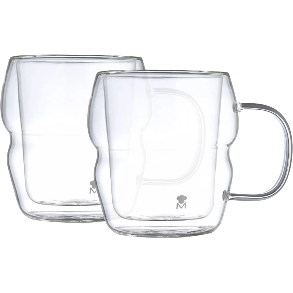 Набір чашок MasterPro Mixology з подвійними стінками 450 мл, 2 шт (BGMP-20206) - фото 1