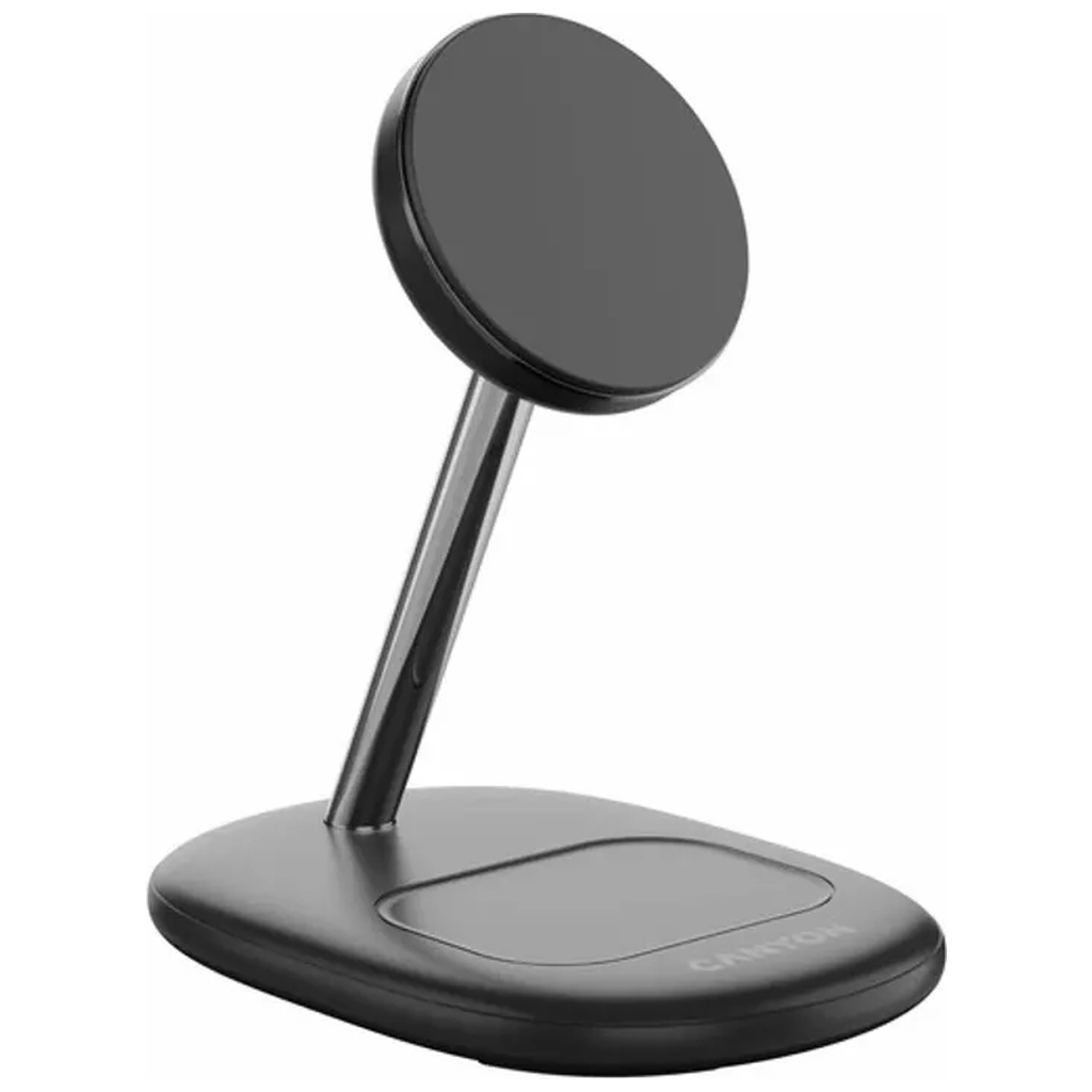 Зарядний пристрій Canyon wireless charger WCS-205 15W Qi2 2in1 Black (CNS-WCS205B) - фото 6 Зарядний пристрій Canyon wireless charger WCS-205 15W Qi2 2in1 Black (CNS-WCS205B) - фото 6