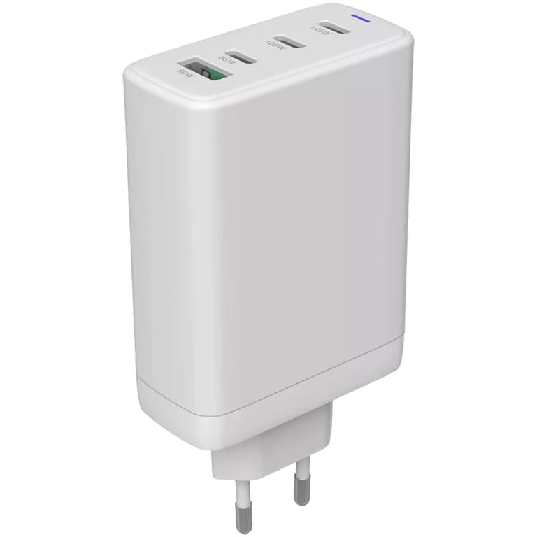 Зарядний пристрій Canyon CU140ACC GaN 150W 3xPD 1xQC EU White (CNS-CUW140ACC) - фото 1