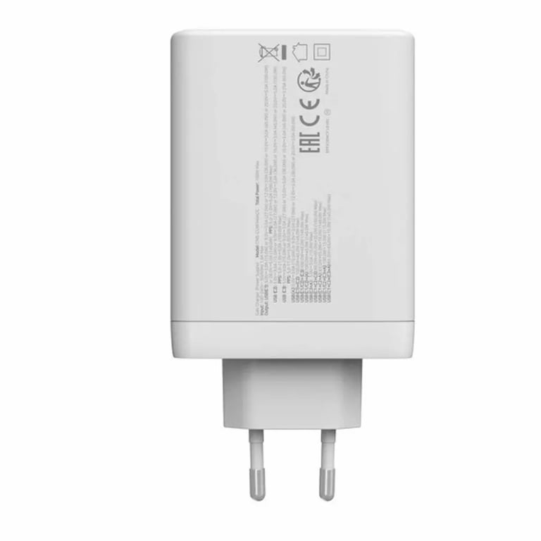 Зарядний пристрій Canyon CU140ACC GaN 150W 3xPD 1xQC EU White (CNS-CUW140ACC) - фото 4
