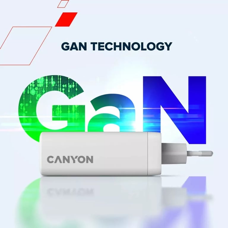 Зарядний пристрій Canyon CU140ACC GaN 150W 3xPD 1xQC EU White (CNS-CUW140ACC) - фото 6