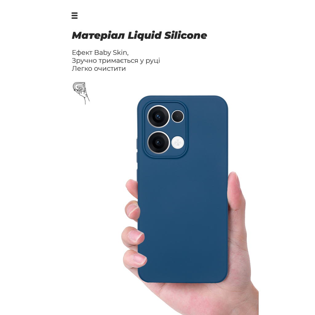 Чохол до мобільного телефона Armorstandart ICON OPPO Reno13 5G Camera cover Blue (ARM81890) - фото 7 Чохол до мобільного телефона Armorstandart ICON OPPO Reno13 5G Camera cover Blue (ARM81890) - фото 7