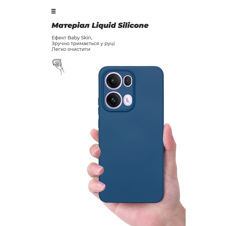 Чохол до мобільного телефона Armorstandart ICON OPPO Reno13 Pro 5G Camera cover Blue (ARM81894) - фото 7