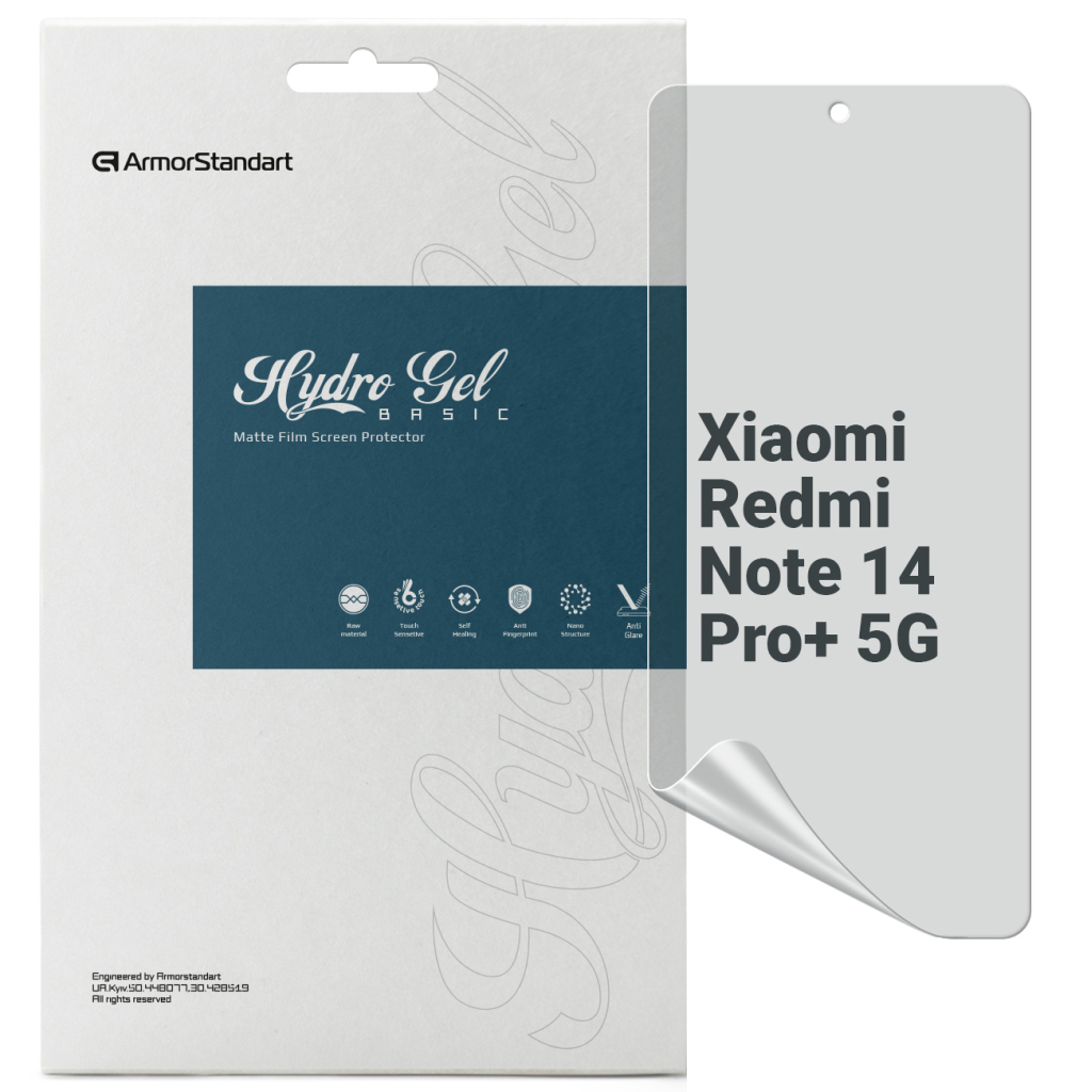 Плівка захисна Armorstandart Matte Xiaomi Redmi Note 14 Pro+ 5G (ARM79659) - фото 1 Плівка захисна Armorstandart Matte Xiaomi Redmi Note 14 Pro+ 5G (ARM79659) - фото 1