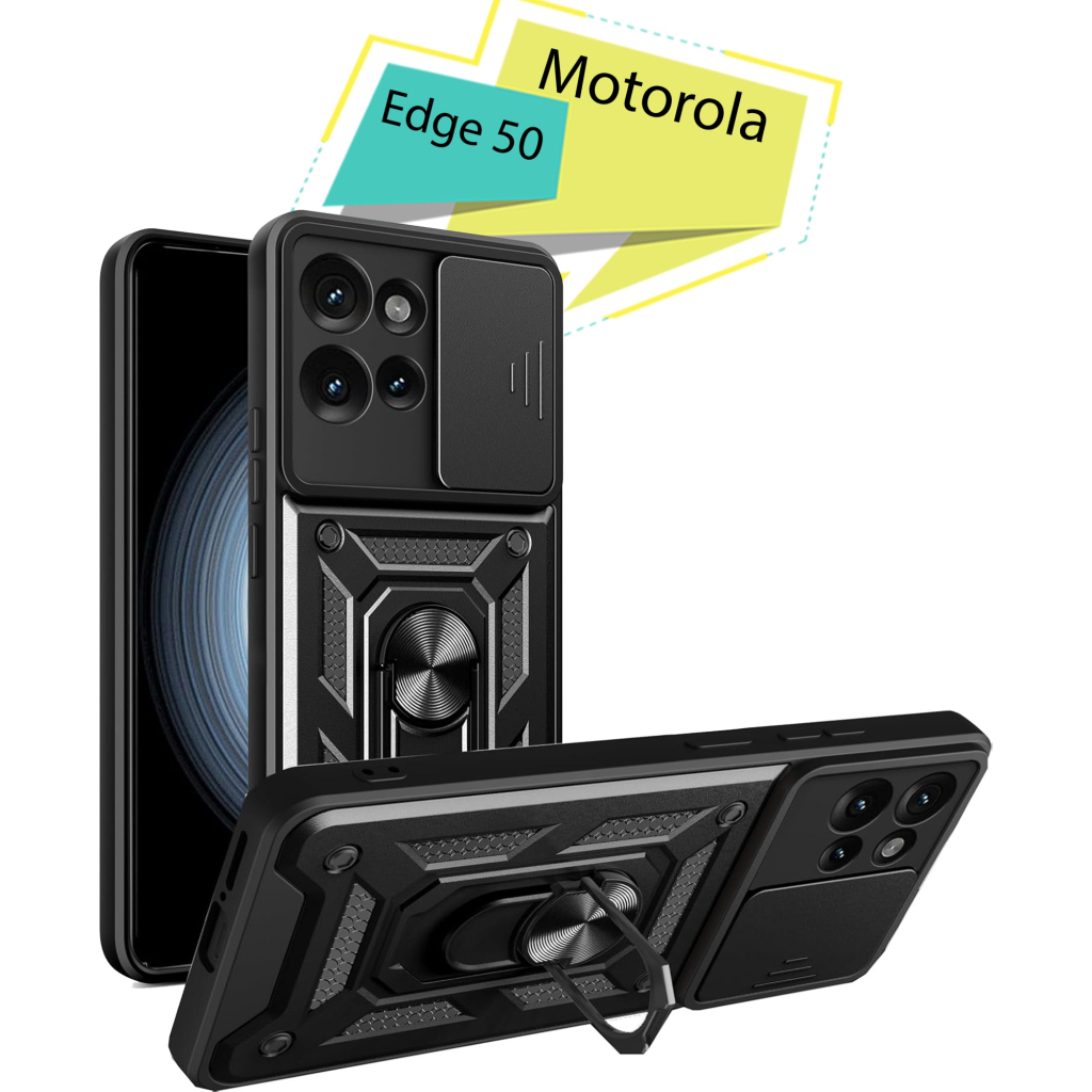 Чохол до мобільного телефона BeCover Military Motorola Edge 50 Black (713050) Чохол до мобільного телефона BeCover Military Motorola Edge 50 Black (713050)