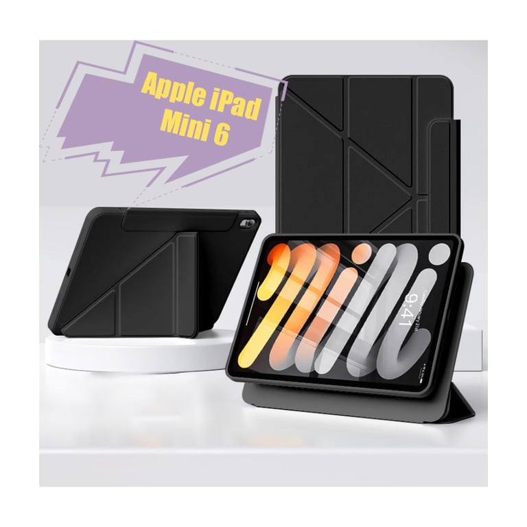 Чохол до планшета BeCover Ultra Slim Origami Flex Apple iPad Mini 6 2021 Black (712967) - фото 6