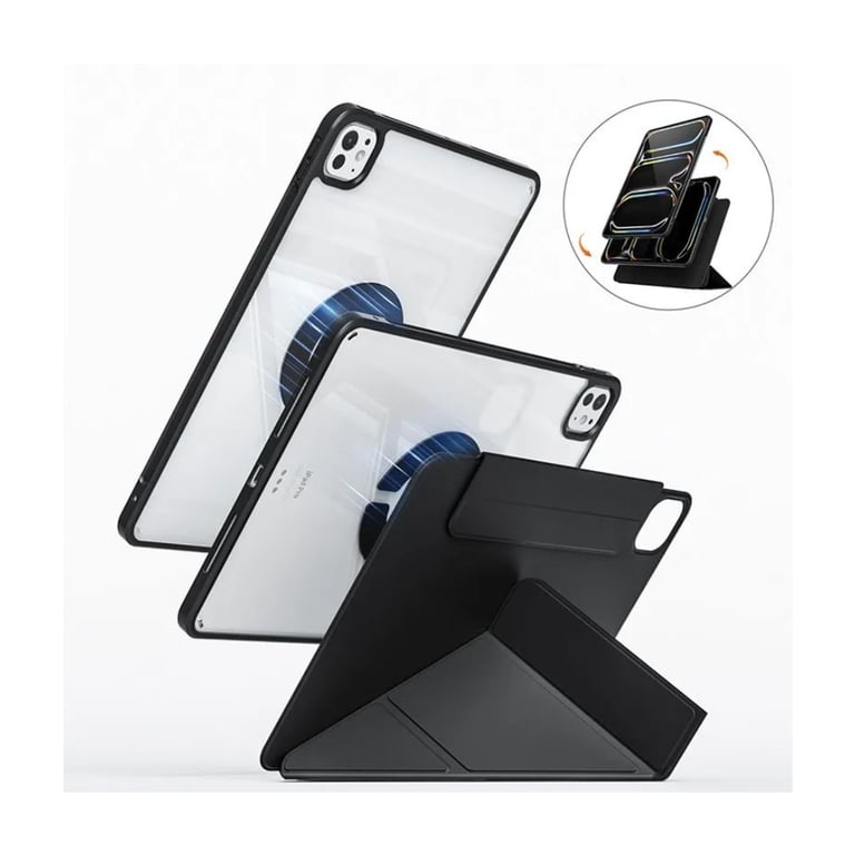 Чохол до планшета BeCover Ultra Slim Origami Flex Apple iPad Pro 11" M4 2024 Black (712977) - фото 2