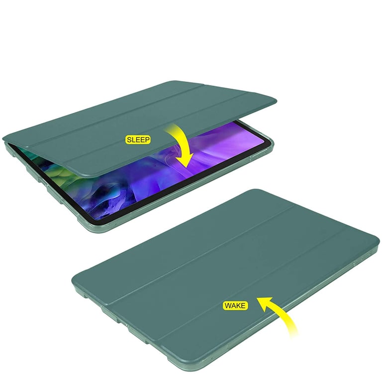 Чохол до планшета BeCover Tri Fold Hard BeCover Apple iPad Pro 11 2020/2021/2022 Dark Green (709667) - фото 4