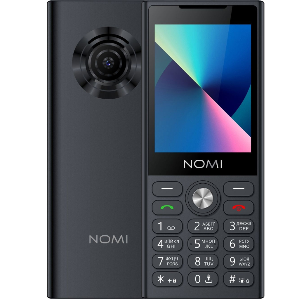 Мобільний телефон Nomi i2841 Black Мобільний телефон Nomi i2841 Black