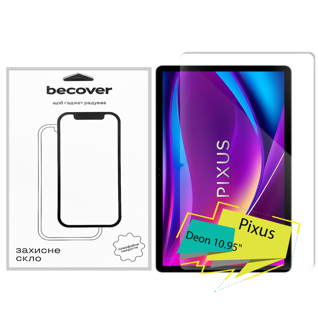 Скло захисне BeCover Pixus Deon 10.95" (713043) - фото 1