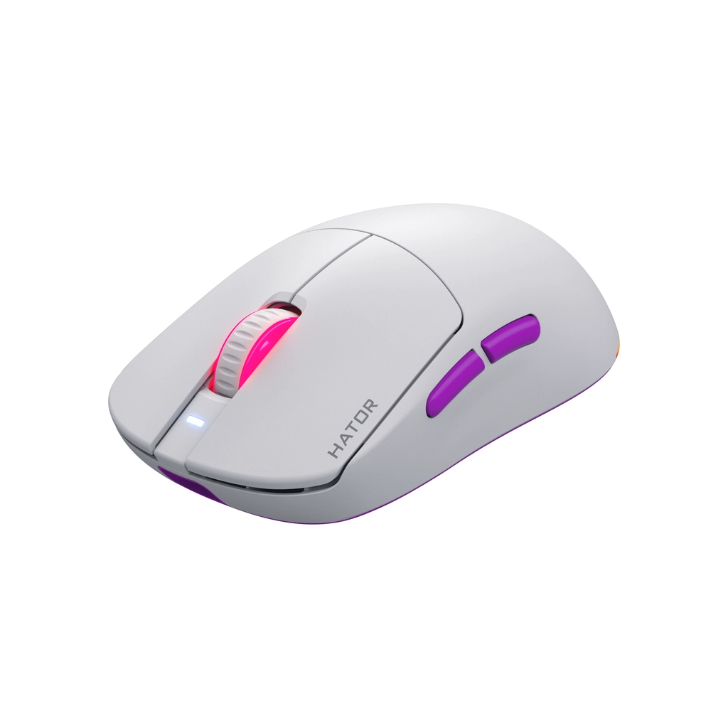 Мишка Hator Quasar 3 Ultra 8K Wireless White (HTM771) - фото 2 Мишка Hator Quasar 3 Ultra 8K Wireless White (HTM771) - фото 2