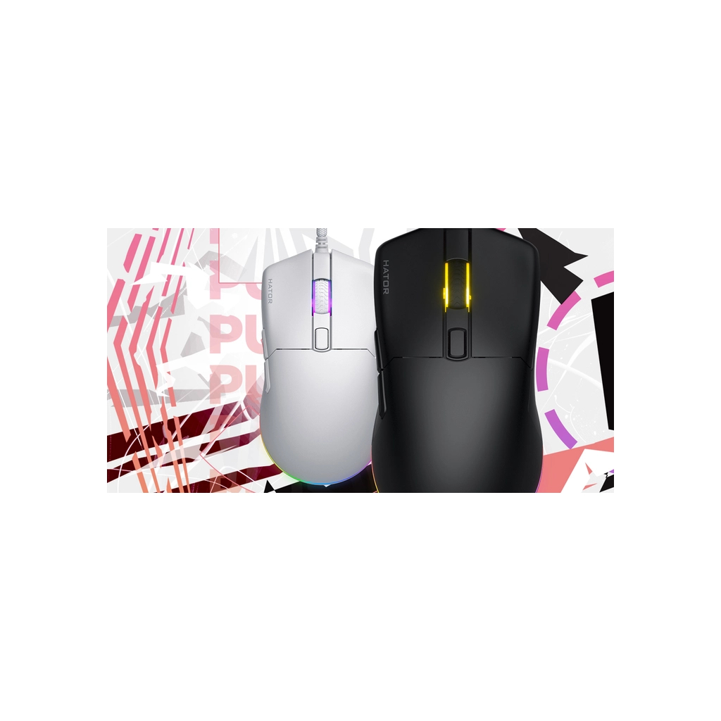 Мишка Hator Pulsar 3 USB White (HTM611) - фото 9 Мишка Hator Pulsar 3 USB White (HTM611) - фото 9