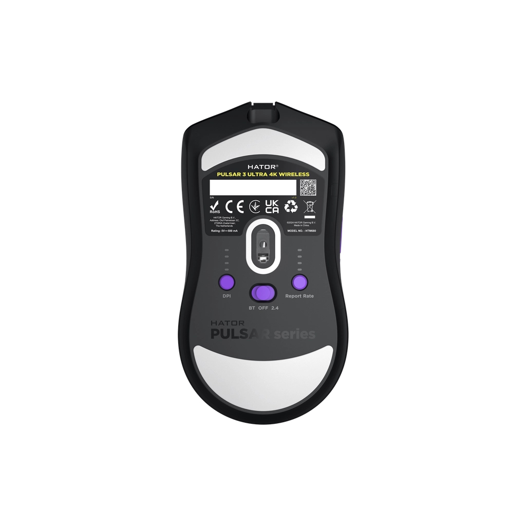 Мишка Hator Pulsar 3 Ultra 4K Wireless Black (HTM680) - фото 6 Мишка Hator Pulsar 3 Ultra 4K Wireless Black (HTM680) - фото 6