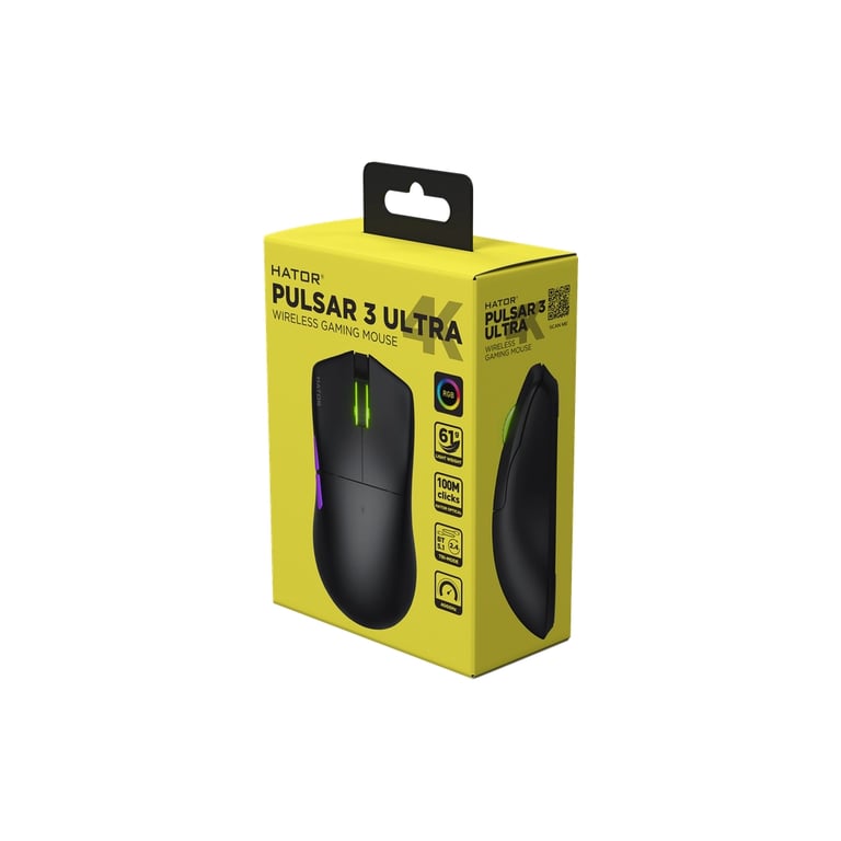 Мишка Hator Pulsar 3 Ultra 4K Wireless Black (HTM680) - фото 7