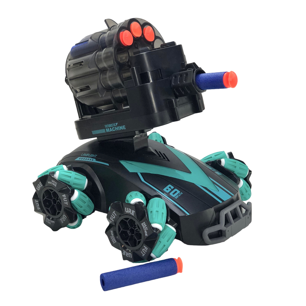 Радіокерована іграшка UFT Дрифтова машинка Танк-всюдихід Стріляє м'якими дротиками з підсвічуванням (UFTGC3) - фото 3 Радіокерована іграшка UFT Дрифтова машинка Танк-всюдихід Стріляє м'якими дротиками з підсвічуванням (UFTGC3) - фото 3