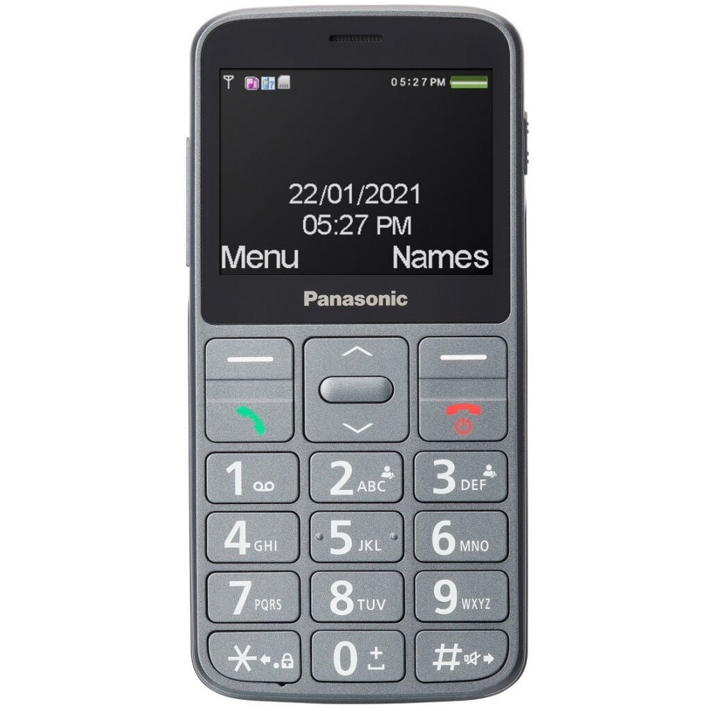 Мобільний телефон Panasonic KX-TU160 Grey (KX-TU160EXG) - фото 1