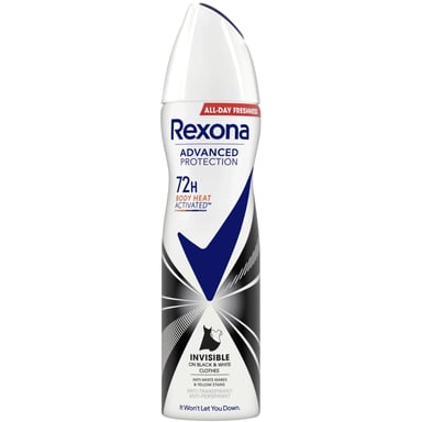Антиперспірант Rexona Невидимий на чорному і білому 72 години 150 мл (8720181450419) - фото 1